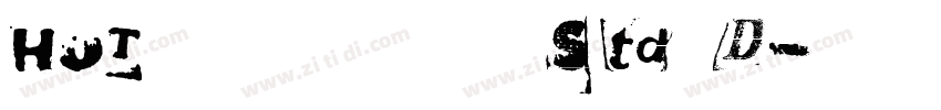 HOT 白舟太篆書 Std D字体转换